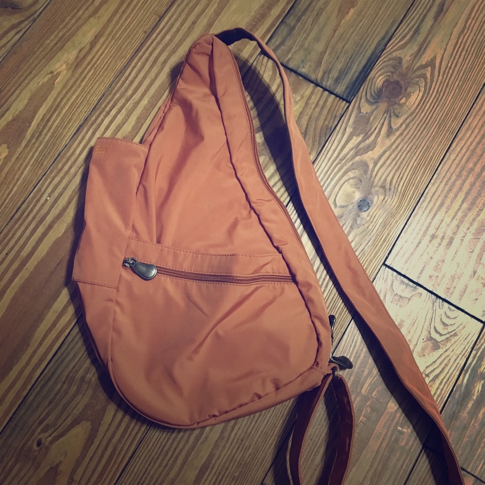 Crossbody bag coppery color
